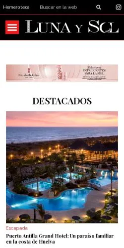 Anteprima del sito Revista LUNAySOL, media di Spagna per articoli sponsorizzati