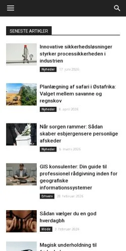 Anteprima del sito CityEsbjerg.dk, media di Danimarca per articoli sponsorizzati