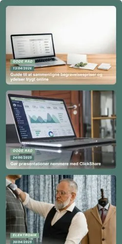 Anteprima del sito Data Tjenesten, media di Danimarca per articoli sponsorizzati