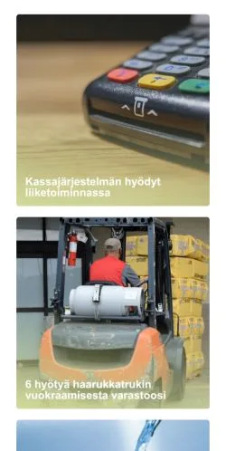 Preview of the Finance Pro website, a media outlet in Finland for sponsored articles