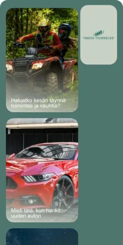 Sponsorlu makaleler için Finlandiya medyası Finnish Technology sitesinin önizlemesi