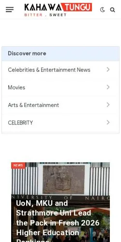 Anteprima del sito Kahawatungu, media di Stati Uniti per articoli sponsorizzati
