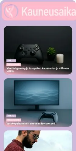 Anteprima del sito Kauneusaika, media di Finlandia per articoli sponsorizzati