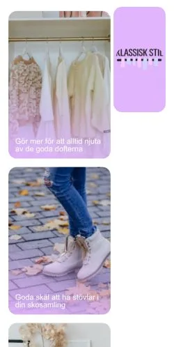 Podgląd witryny Klassisk Stil, medium z kraju Szwecja do artykułów sponsorowanych