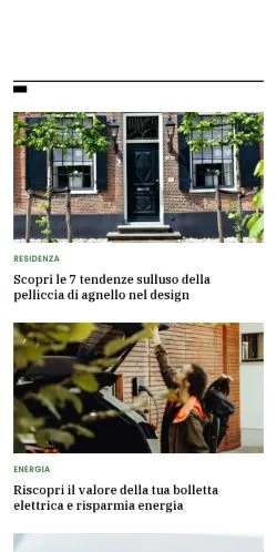 Anteprima del sito magiaabitativa.it, media di Italia per articoli sponsorizzati