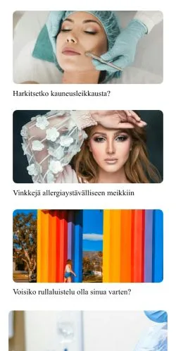 Anteprima del sito Makukeidas, media di Finlandia per articoli sponsorizzati
