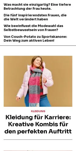 Anteprima del sito mehrfrau.at, media di Austria per articoli sponsorizzati