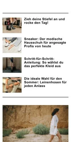 Anteprima del sito meinstil.at, media di Austria per articoli sponsorizzati
