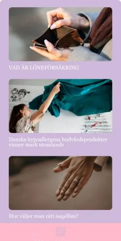 Podgląd witryny Mor Bloggen, medium z kraju Szwecja do artykułów sponsorowanych
