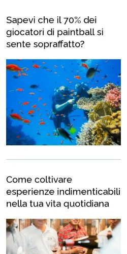 Anteprima del sito riscoprire.it, media di Italia per articoli sponsorizzati