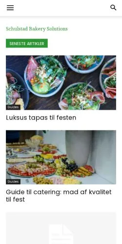 Pré-visualização do site Spiselig.dk, meio de Dinamarca para artigos patrocinados