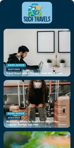 Anteprima del sito Such Travels, media di Stati Uniti per articoli sponsorizzati