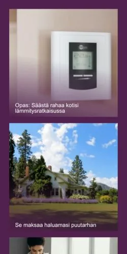 Anteprima del sito Talousassari, media di Finlandia per articoli sponsorizzati