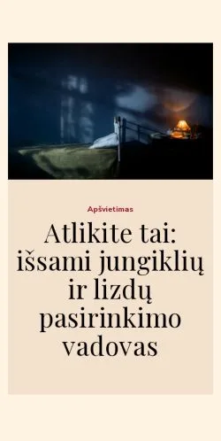 Anteprima del sito vilossodas.lt, media di Lituania per articoli sponsorizzati