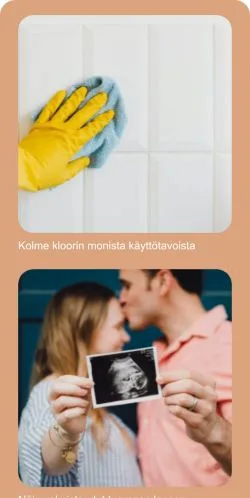 Anteprima del sito Vinkkiguru, media di Finlandia per articoli sponsorizzati