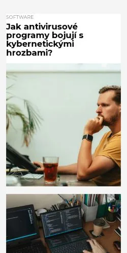 Förhandsvisning av webbplatsen vizdata.cz, medium i Tjeckien för sponsrade artiklar