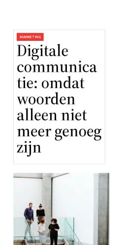 Anteprima del sito winkelblog.be, media di Belgio per articoli sponsorizzati