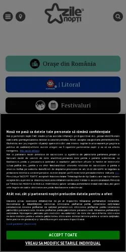 Podgląd witryny Zile și Nopți, medium z kraju Rumunia do artykułów sponsorowanych