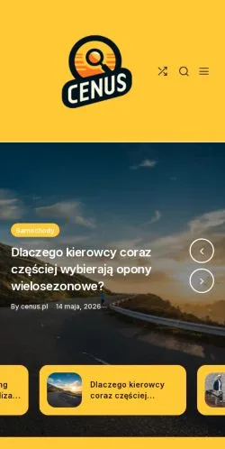 Voorbeeld van de site Cenus, medium uit Polen voor gesponsorde artikelen