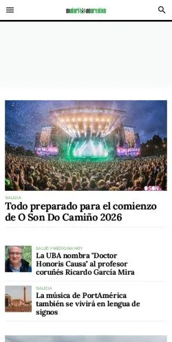 Anteprima del sito El Diario de Arteixo, media di Spagna per articoli sponsorizzati