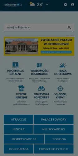 Anteprima del sito Pojezierze, media di Polonia per articoli sponsorizzati