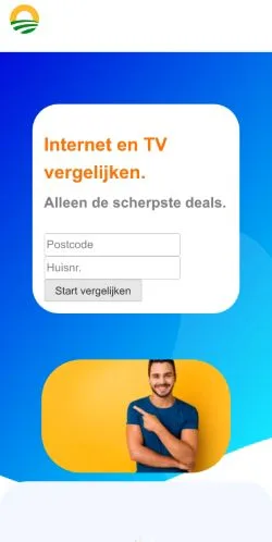 Anteprima del sito Overstappenvanprovider, media di Paesi Bassi per articoli sponsorizzati