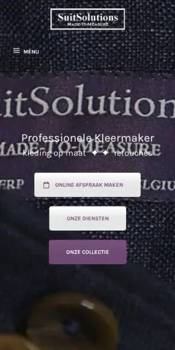 Voorbeeld van de site Suitsolutions, medium uit België voor gesponsorde artikelen