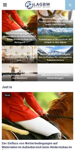 Vorschau der Website Home • Lagbw, Medium aus Deutschland für gesponserte Artikel