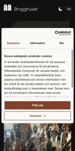 Anteprima del sito Brygghuset, media di Svezia per articoli sponsorizzati