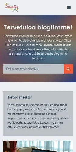 Anteprima del sito Helma Listamaailma, media di Finlandia per articoli sponsorizzati