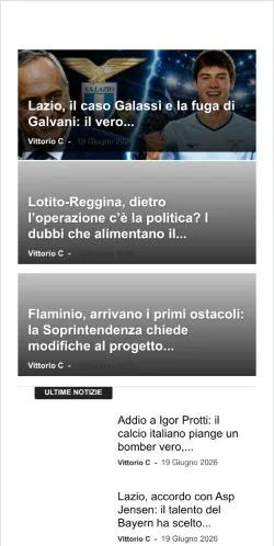 Forhåndsvisning af Since1900 Lazio, medie fra Italien til sponsorerede artikler