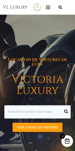 スポンサード記事向けのフランスメディア、VL Luxuryのサイトプレビュー