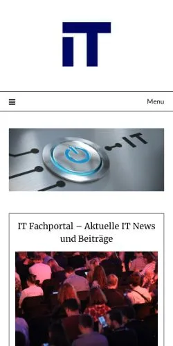 Anteprima del sito IT Fachportal, media di Germania per articoli sponsorizzati