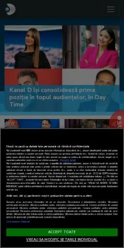 Aperçu du site Kanal D Romania, média de Roumanie pour articles sponsorisés