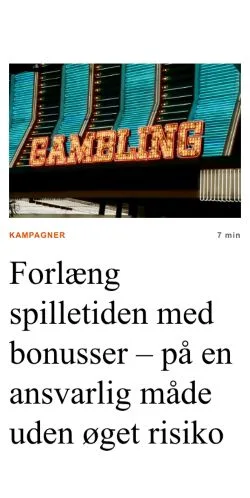 Podgląd witryny klassiskcasino.dk, medium z kraju Dania do artykułów sponsorowanych