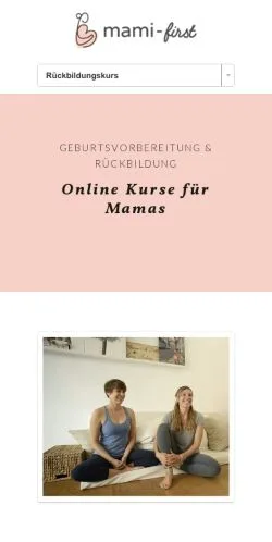 Vorschau der Website Mami First, Medium aus Deutschland für gesponserte Artikel