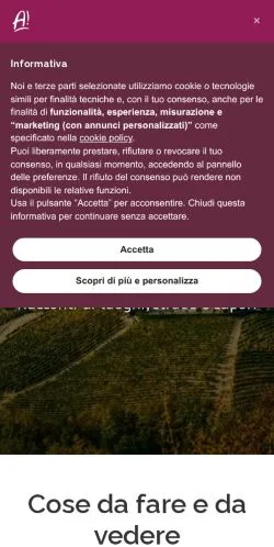 Anteprima del sito Anduma, media di Italia per articoli sponsorizzati