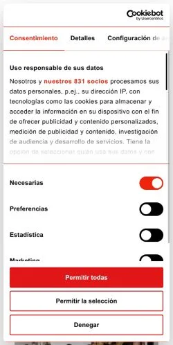 Anteprima del sito Byte TI, media di Spagna per articoli sponsorizzati