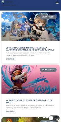 Vista previa del sitio ImpulsoGeek, medio de México para artículos patrocinados