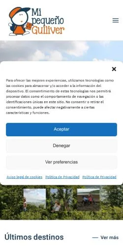 Anteprima del sito Mi Pequeño Gulliver, media di Spagna per articoli sponsorizzati
