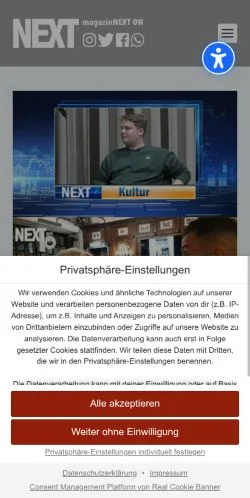 스폰서 기사용 독일 매체 News Koblenz 사이트 미리보기
