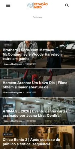 Forhåndsvisning af Estacao Nerd, medie fra Brasilien til sponsorerede artikler