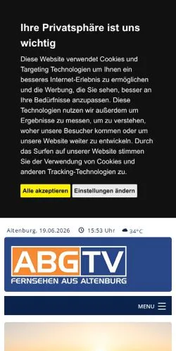 Anteprima del sito Altenburg TV, media di Germania per articoli sponsorizzati