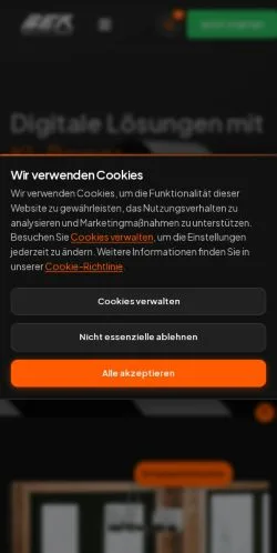Podgląd witryny BEK Service, medium z kraju Niemcy do artykułów sponsorowanych