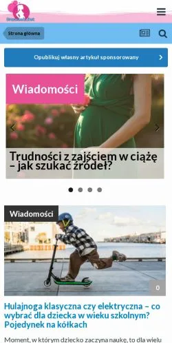 Anteprima del sito Brzuszek, media di Polonia per articoli sponsorizzati