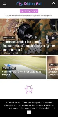 Anteprima del sito Didier Pol, media di Francia per articoli sponsorizzati