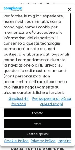 Vista previa del sitio IndianSavage, medio de Italia para artículos patrocinados