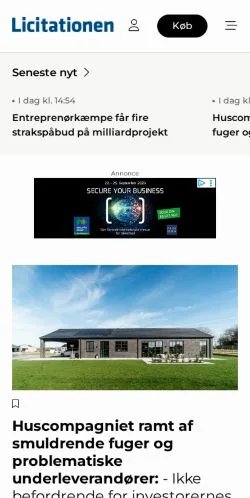 Forhåndsvisning af Nyheder, medie fra Danmark til sponsorerede artikler