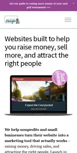 Pré-visualização do site Nonprofit Templates and Website Design, meio de Estados Unidos para artigos patrocinados