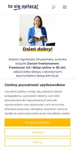 Anteprima del sito To Się Opłaca, media di Polonia per articoli sponsorizzati